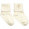 COUNTRY IVORY COTTON CHRISTENING BABY SOCKS