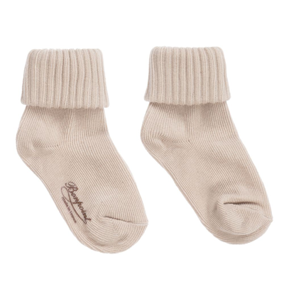 Bonpoint Babies' Beige Cotton Socks
