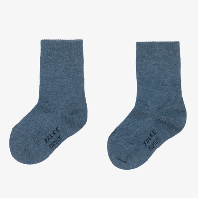 Falke Blue Cotton Ankle Socks