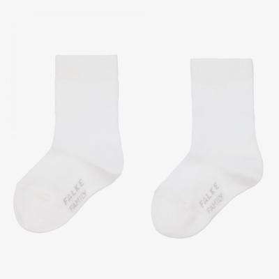 Falke White Cotton Ankle Socks