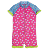 PLAYSHOES GIRLS PINK FLORAL SUN SUIT (UPF50+)