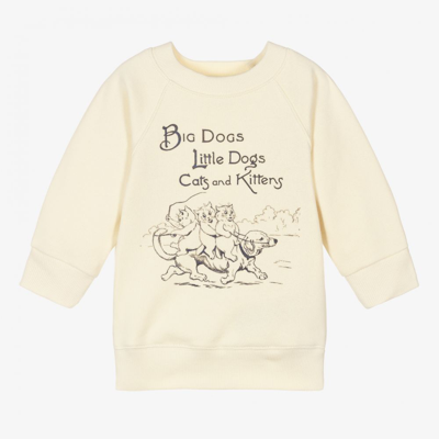 Gucci Babies' Boys Ivory Cotton Sweatshirt