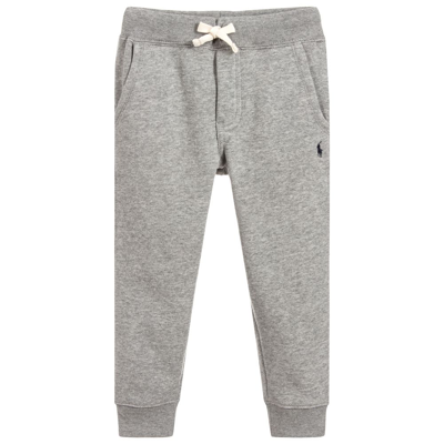 Polo Ralph Lauren Kids' Boys Grey Cotton Fleece Joggers