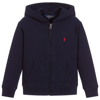 Polo Ralph Lauren Full Zip Hoodie   Teens In Blue