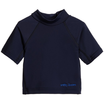 Mitty James Babies' Navy Blue Swim T-shirt