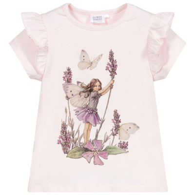Flower Fairies By Childrensalon Girls Pink Cotton T-shirt