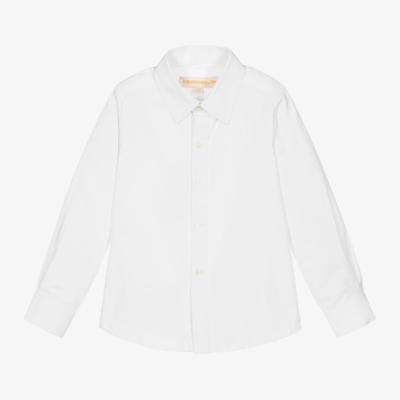 Childrensalon Occasions Kids' Boys White Polycotton Shirt