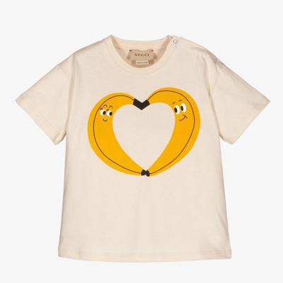 Gucci Babies' Ivory Nina Dzyvulska T-shirt