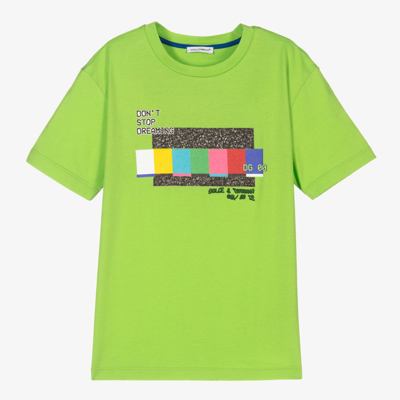 Dolce & Gabbana Babies' Boys Green Logo T-shirt