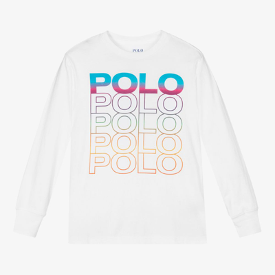 Ralph Lauren Kids' Boys White Spectre Logo Top