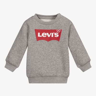 Levi's Grey Cotton Baby Sweatshirt