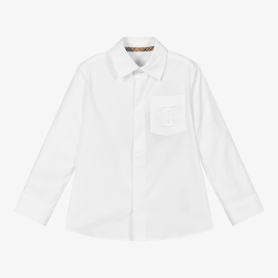 Burberry Babies' Boys White Monogram Shirt