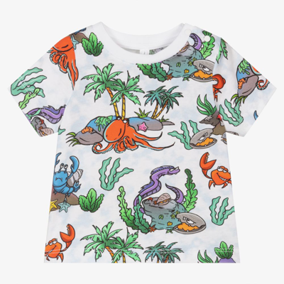 Stella Mccartney Kids Baby Boys Rock Pool T-shirt In Blue