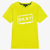 DKNY BOYS TEEN LIME GREEN T-SHIRT