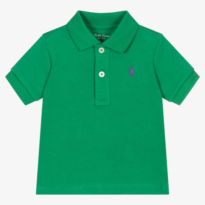 Ralph Lauren Baby Boys Green Polo Shirt