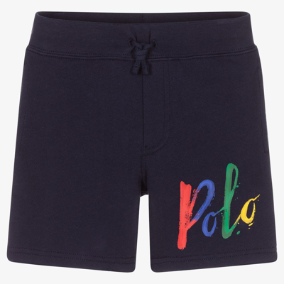 Polo Ralph Lauren Babies' Boys Blue Logo Shorts