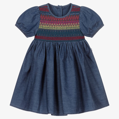 Stella Mccartney Babies'  Kids Girls Blue Dress & Knickers Set