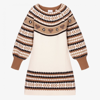 BURBERRY TEEN GIRLS BEIGE WOOL DRESS