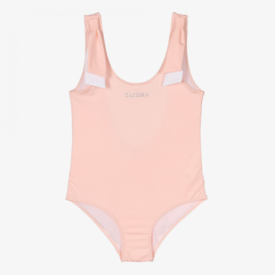 La Perla Teen Girls Pink Logo Swimsuit