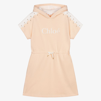Chloé Teen Girls Pink Cotton Dress