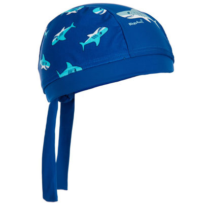 Playshoes Blue Shark Print Swim Hat