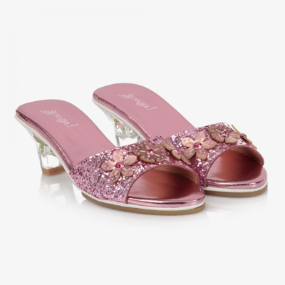 Souza Kids' Pink Heeled Shoes