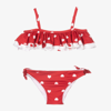 MONNALISA GIRLS RED HEART BIKINI