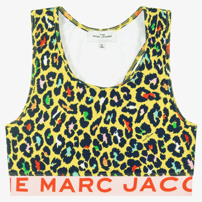 The Marc Jacobs Marc Jacobs Girls Teen Yellow Cheetah Sports Vest