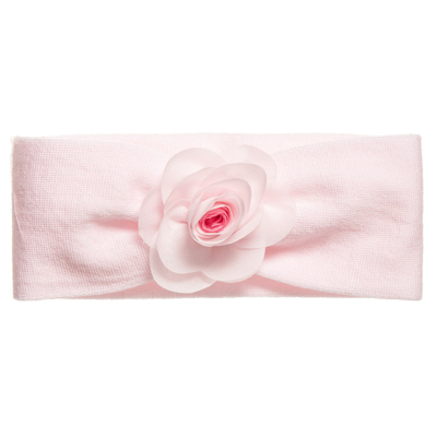 Story Loris Babies' Girls Pink Flower Headband