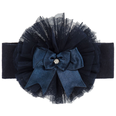 Beau Kid Baby Girls Navy Blue Headband