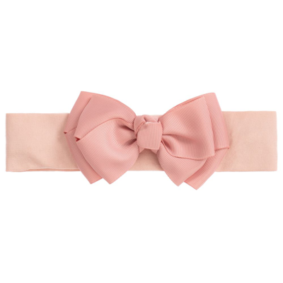 Angel's Face Kids' Girls Blush Pink Bow Headband
