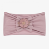 JAMIKS GIRLS PURPLE FLOWER COTTON HEADBAND