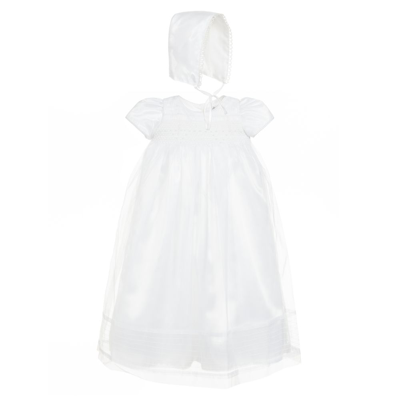 Beau Kid Babies'  White Ceremony Gown & Bonnet