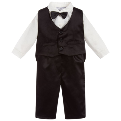 Beau Kid Babies'  Boys Black 4 Piece Trouser Suit