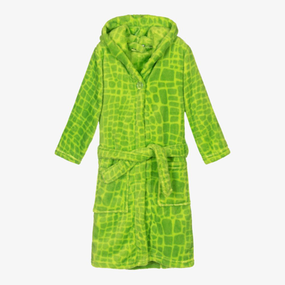 Playshoes Green Dinosaur Bathrobe