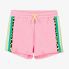 Marc Jacobs Logo Side-stripe Shorts In Pink