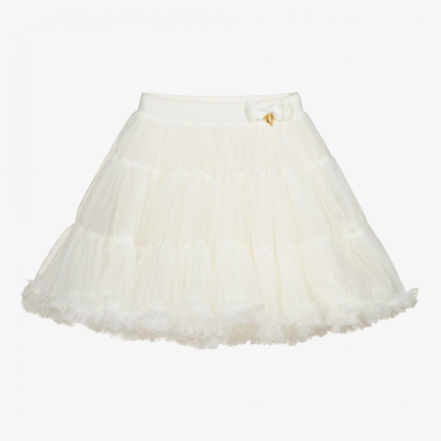 Angel's Face Teen Girls White Tutu Skirt