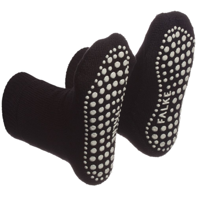 Falke Black Cotton Slipper Socks