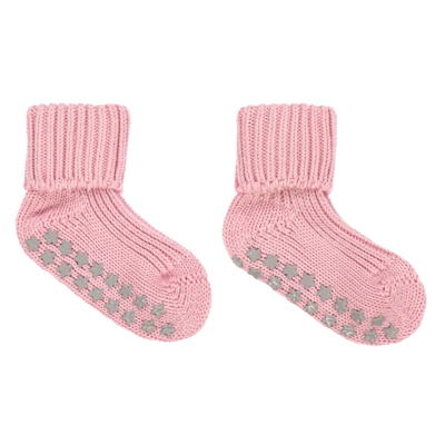 Falke Babies' Girls Blue Catspads Slipper Socks In Pink