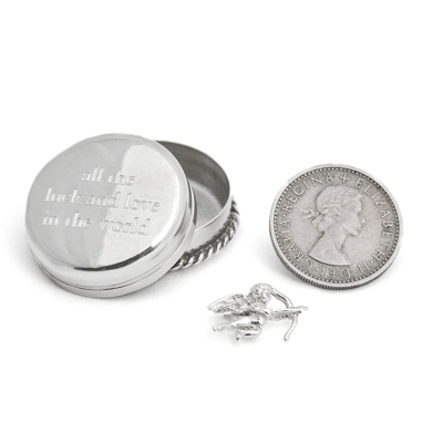 Tales From The Earth Babies' Silver Charm Keepsake (3cm)