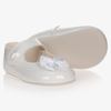 EARLY DAYS BAYPODS GIRLS WHITE PATENT PRE-WALKER SHOES