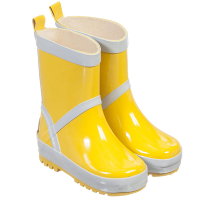 Playshoes Yellow Reflective Rain Boots