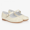 CHILDREN'S CLASSICS GIRLS IVORY PATENT LEATHER SHOES