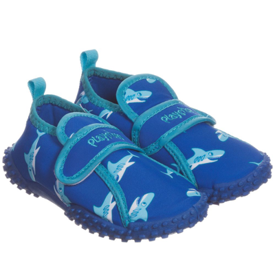 Playshoes Shark Aqua Shoes (upf 50+) In Blue