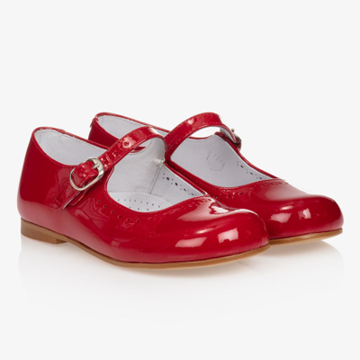 Children's Classics Babies' Girls Red Patent Leather Shoes
