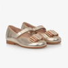 CHILDREN'S CLASSICS GIRLS GOLD LEATHER SHOES