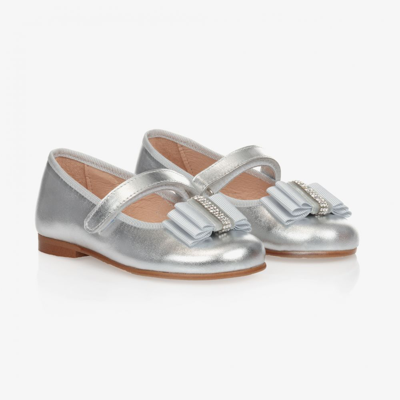Children's Classics Kids' Girls Silver Leather Shoes