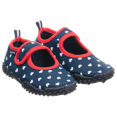 Playshoes Kids' Girls Navy Blue Aqua Shoes