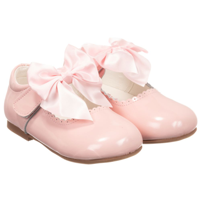 Caramelo Kids' Girls Patent Leather Shoes In Pink