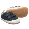 TIP TOEY JOEY NAVY BLUE LEATHER BABY TRAINERS